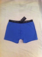 Boxer Azul Punto Blanco Goma Vista